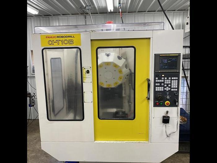 Used 1995 Fanuc Robodrill T-10B CNC Drilling & Tapping Center with Nikken 4th