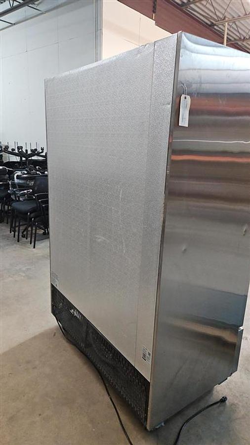 Used Avantco 54” 2 Solid Door Refrigerator with Casters 