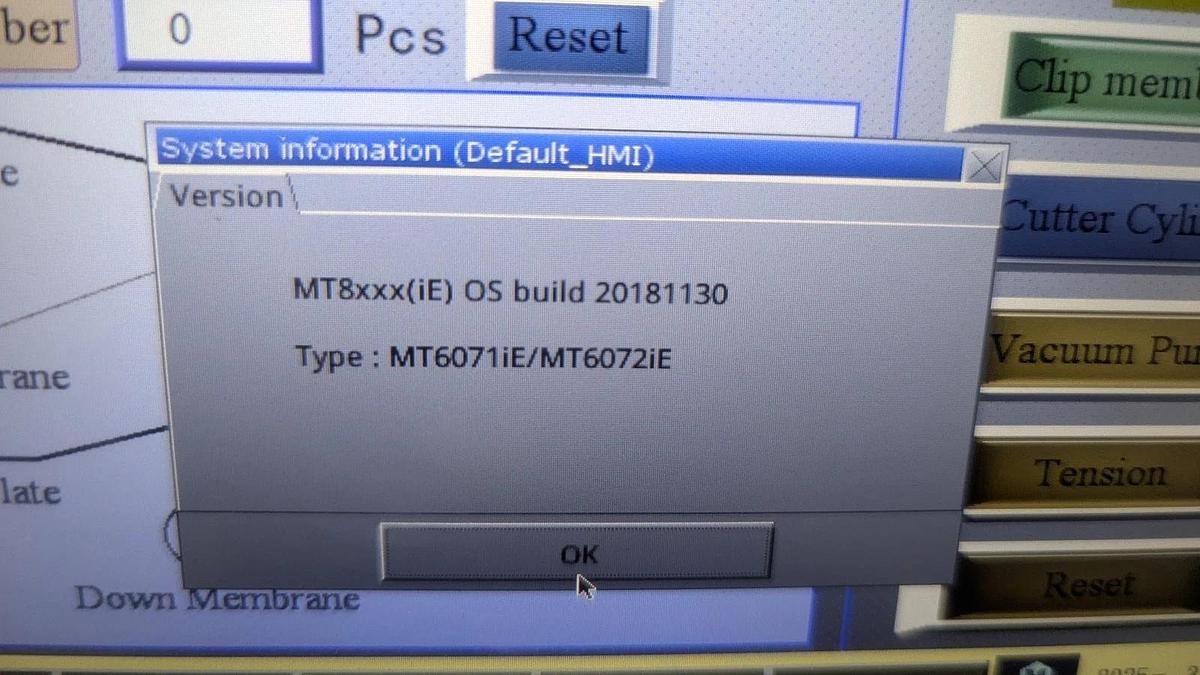 Used MTI Semi Automatic Winder