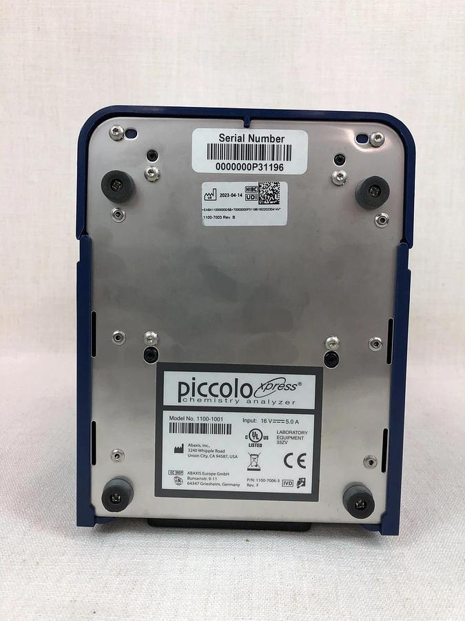 Used Abaxis Piccolo Xpress Chemistry Analyzer CLIA Waived | Excellent Condition