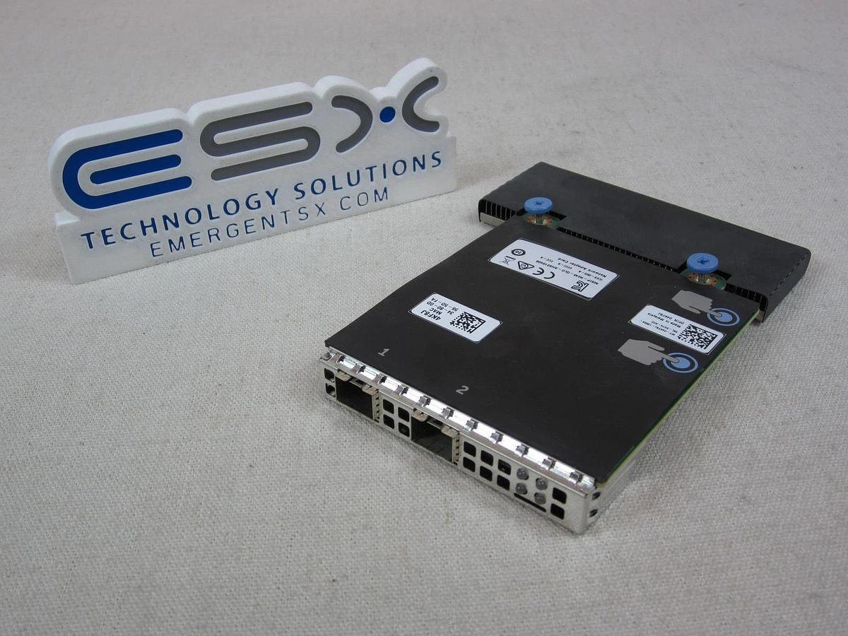 Used Dell 4KF8J QLogic QL41262 Dual Port 25G SFP28 Network Daughter Card
