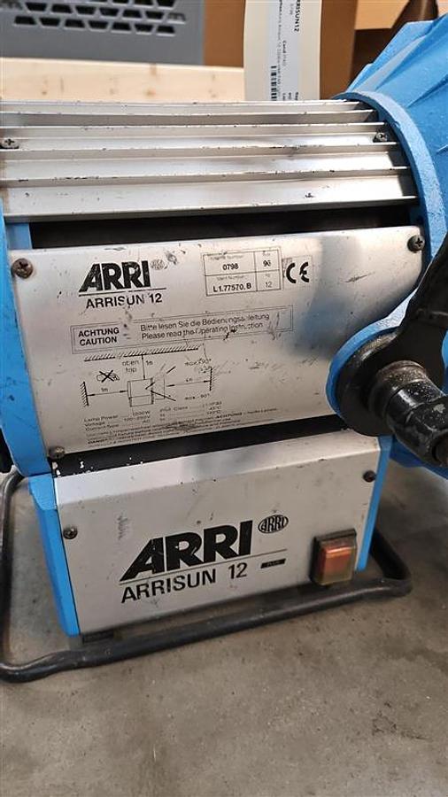 Used ARRI Arrisun 12 HMI PAR Light