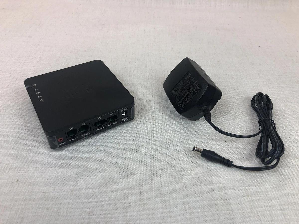 Used Open Box Cisco ATA192-3PW-K9 2 Port Multiplatform Analog Telephone 889728031639