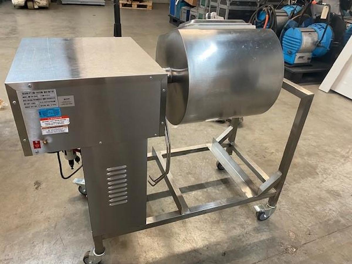 Used OMCAN Stainless Steel Mobile Vacuum Meat Marinator, 100V, 1/4HP - MM-CN-0040 / 41514