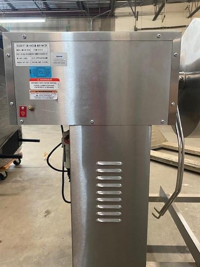 Used OMCAN Stainless Steel Mobile Vacuum Meat Marinator, 100V, 1/4HP - MM-CN-0040 / 41514