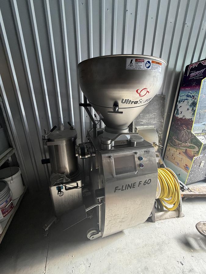 Used Frey F60A Vacuum Sausage Stuffer w/ DHGA Twist Linker – Low Hours – Excellent Condition