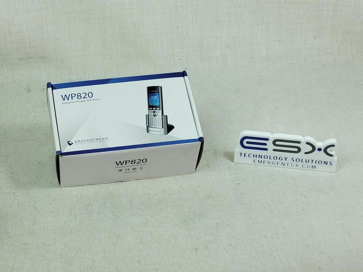 Used Grandstream WP820 Enterprise Portable WiFi Phone and Accessories 760575857859