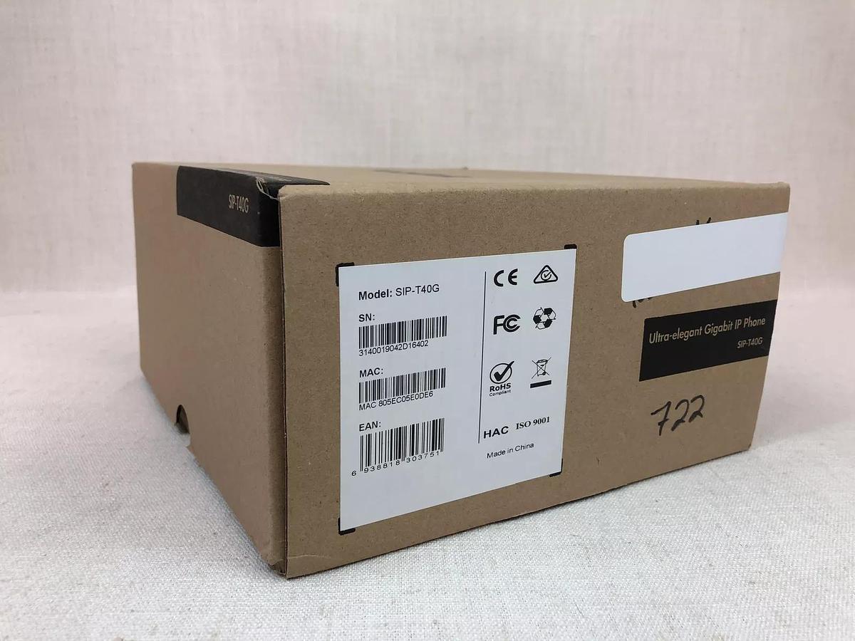 Used Yealink SIP-T40G Ultra-elegant Gigabit IP phone, Open Box, Excellent condition