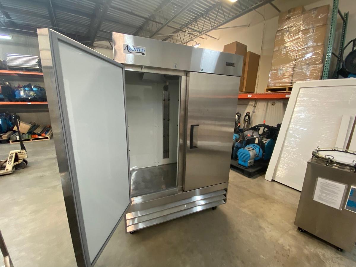 Used AVANTCO 54" Solid Door Reach-In Refrigerator; A-49R-HC - 178A49RHC