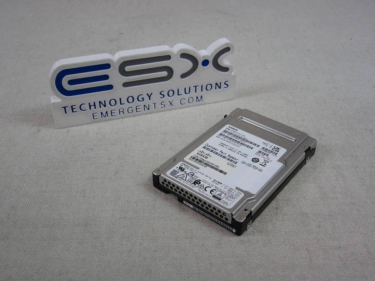 Used Cisco 16-101703-01 1.6TB 12G 2.5" SAS Enterprise Performance SSD KPM6XVUG1T60