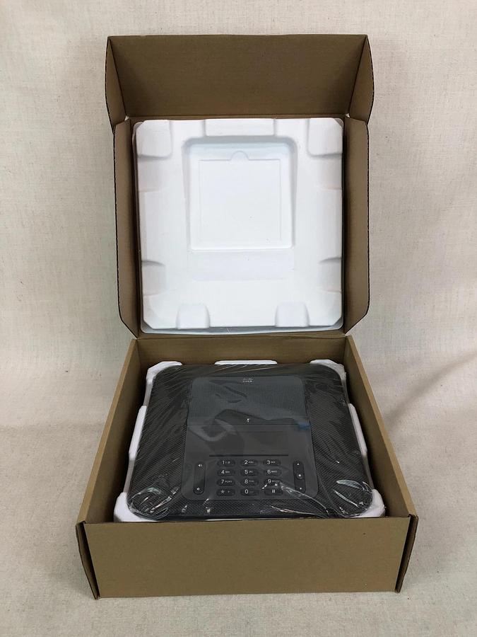 Used Cisco CP-8832-3PCC-K9 IP conference phone accessories, Open Box