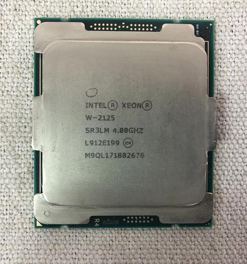 Used Intel Xeon W-2125 4.00GHZ 4C LGA2066 XEON CPU Processor