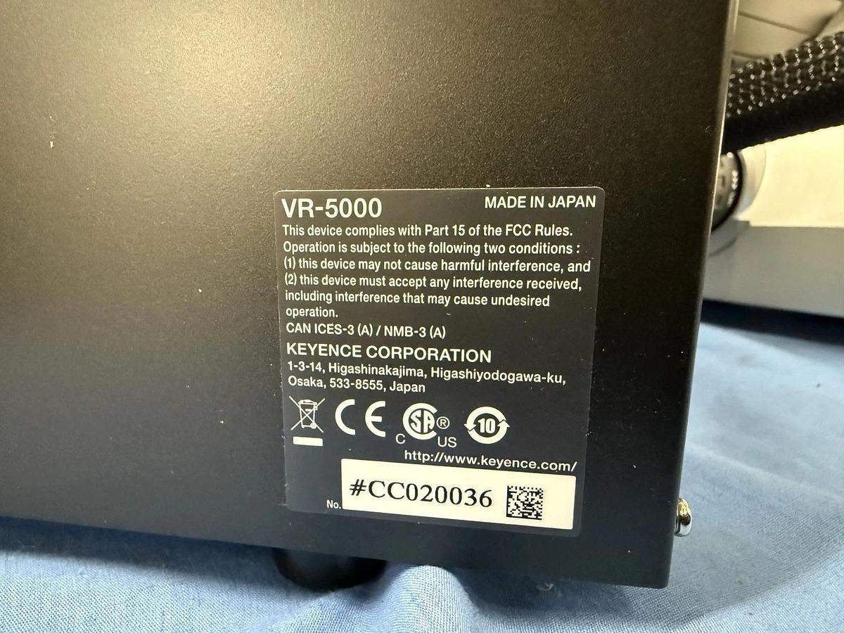 Used Keyence VR-5000 Wide-Area 3D Measurement System