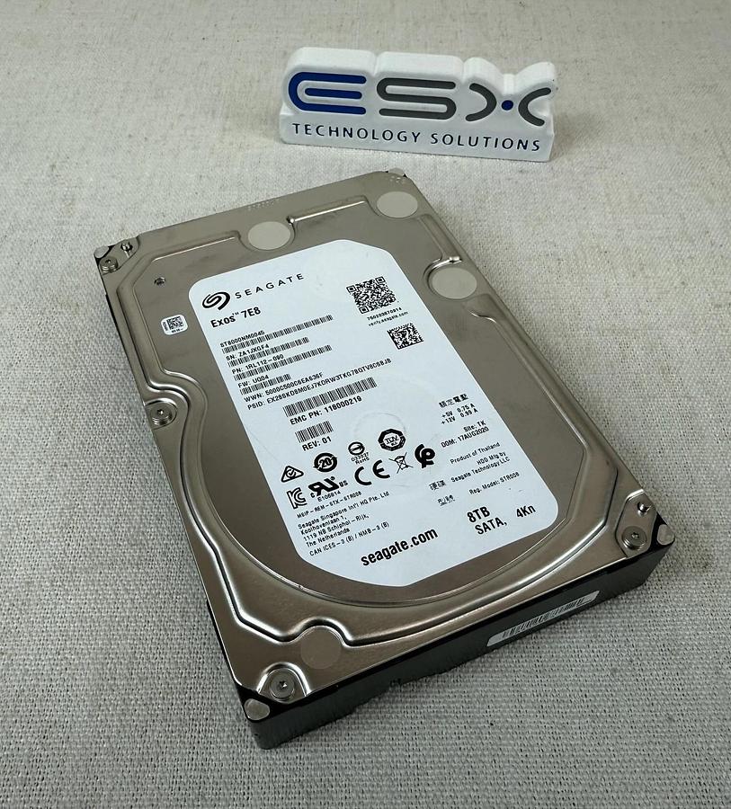 Used Seagate ST8000NM0045 8TB 6Gb/s 7.2K RPM 3.5” HDD|Isilon - 118000219