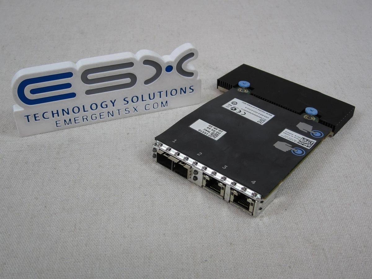 Used Dell 165T0 Broadcom 57800S 2x GbE & 2x 10G SFP+ Network Daughter Card