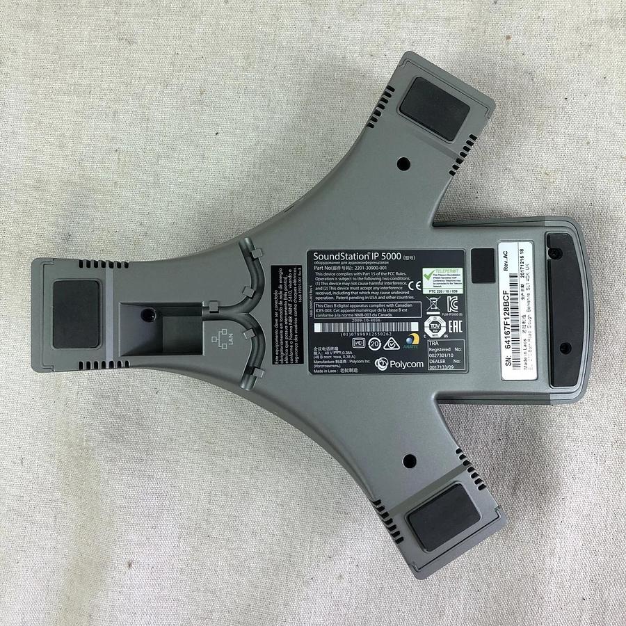 Used Polycom Soundstation IP 5000 in Factory Box POE Conference Phone 2200-30900-025 610807697541