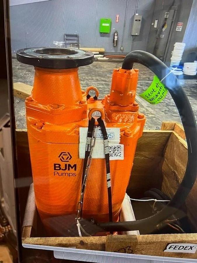 Used BJM KZN220, 201335, 30HP, 460V, Heavy Duty Slurry Pump