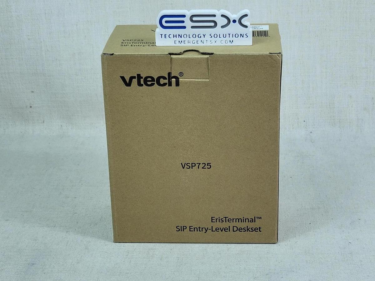 Used VTECH - ErisTerminal SIP Entry-Level Deskset Phone and Accessories VSP725