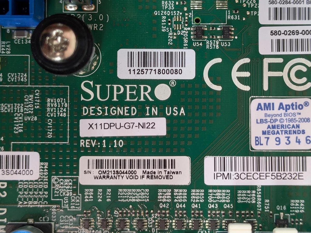 Used Nutanix NX-3170-G7 / Supermicro CSE-119 10x 2.5” 1U CTO Server – 2x HS, 2x PSU