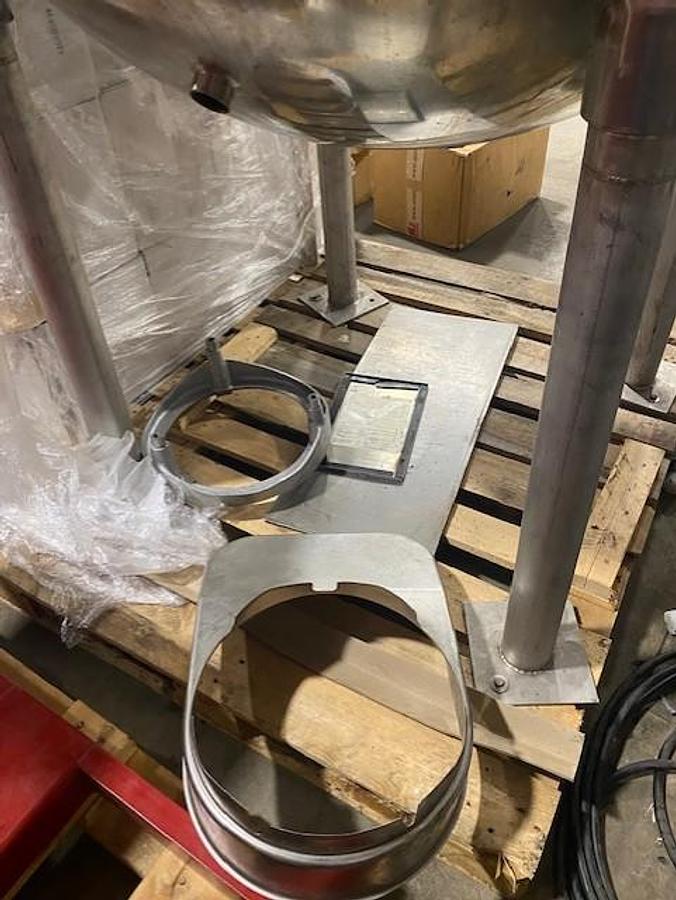 Used Groen N250 SP Jacketed Stainless Steel Kettle W/ Agitator