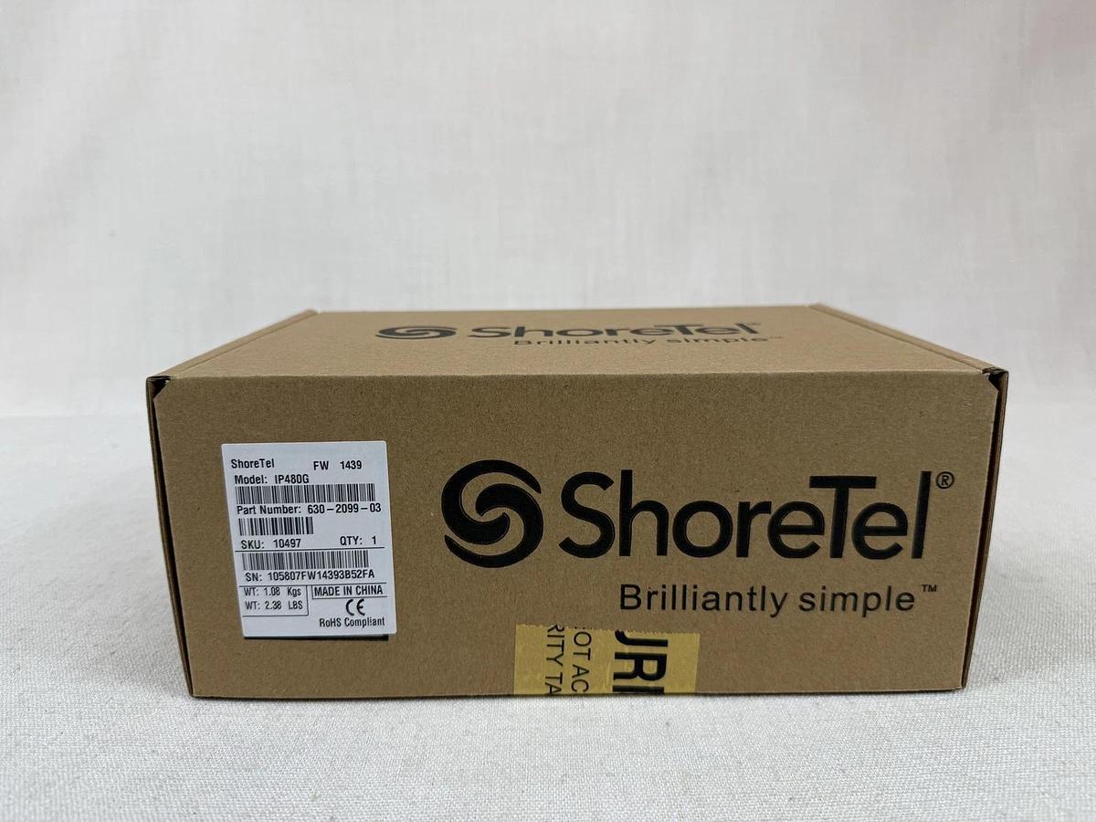 New Sealed Shoretel  IP480G VoIP Phone  | 630-2099-03 691198281502