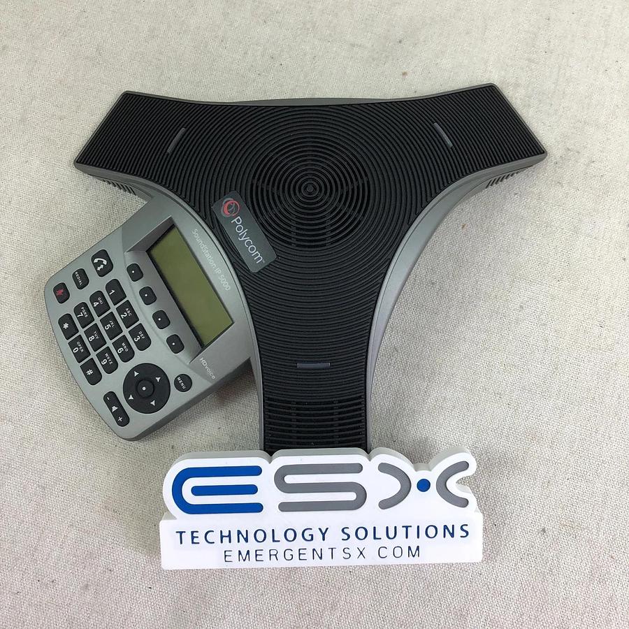 Used Polycom Soundstation IP 5000 in Factory Box POE Conference Phone 2200-30900-025 610807697541