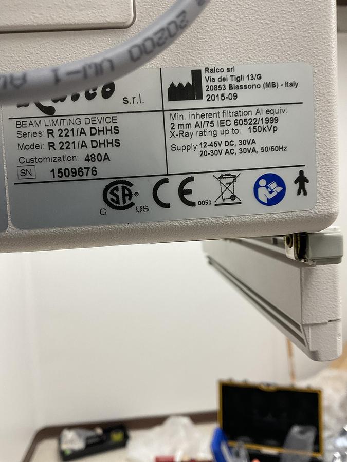 Used Control-X Medical Milestone HF X-ray System – Mfg. 2016