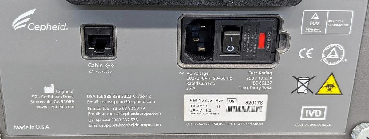 Used Cepheid GeneXpert GX-IV R2 Molecular Analyzer System