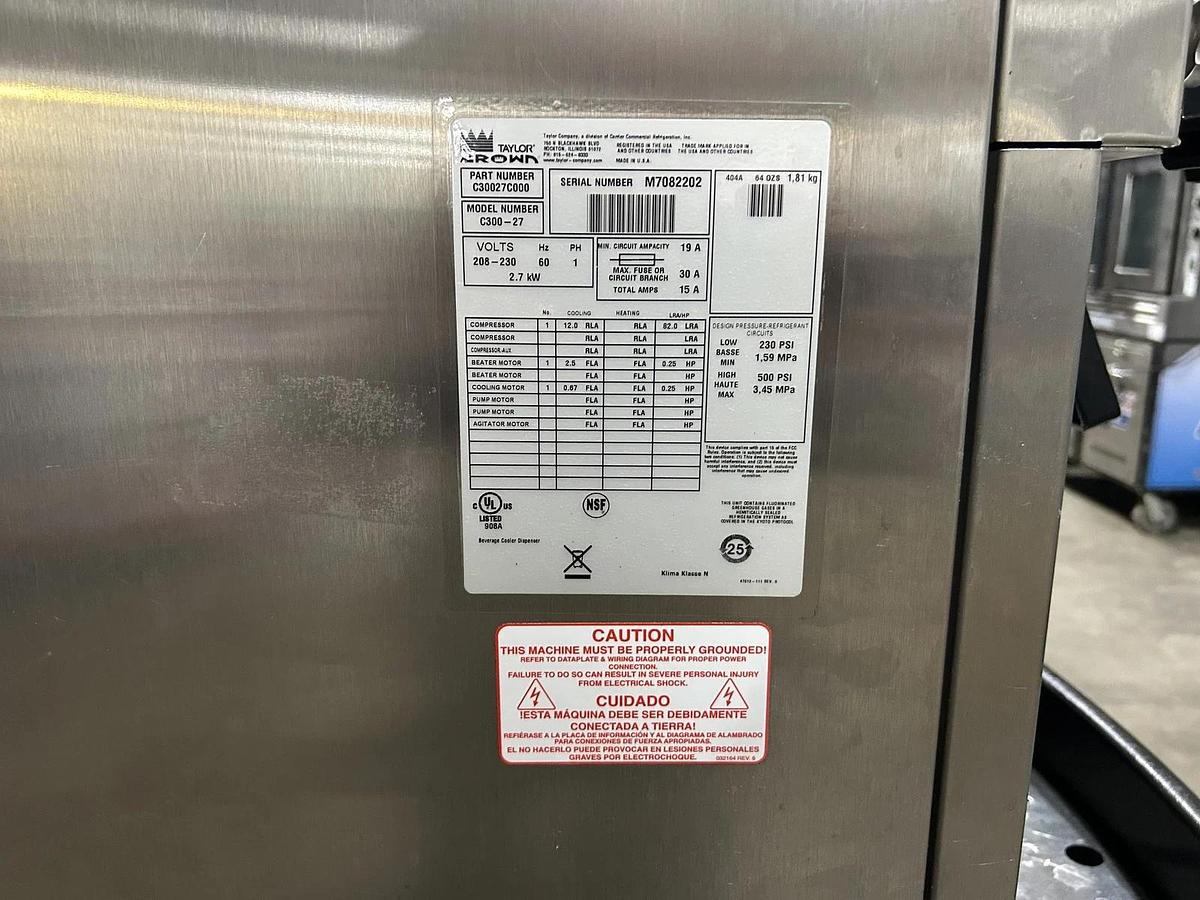 Used Taylor Crown C300-27 Carbonated Freezy Machine
