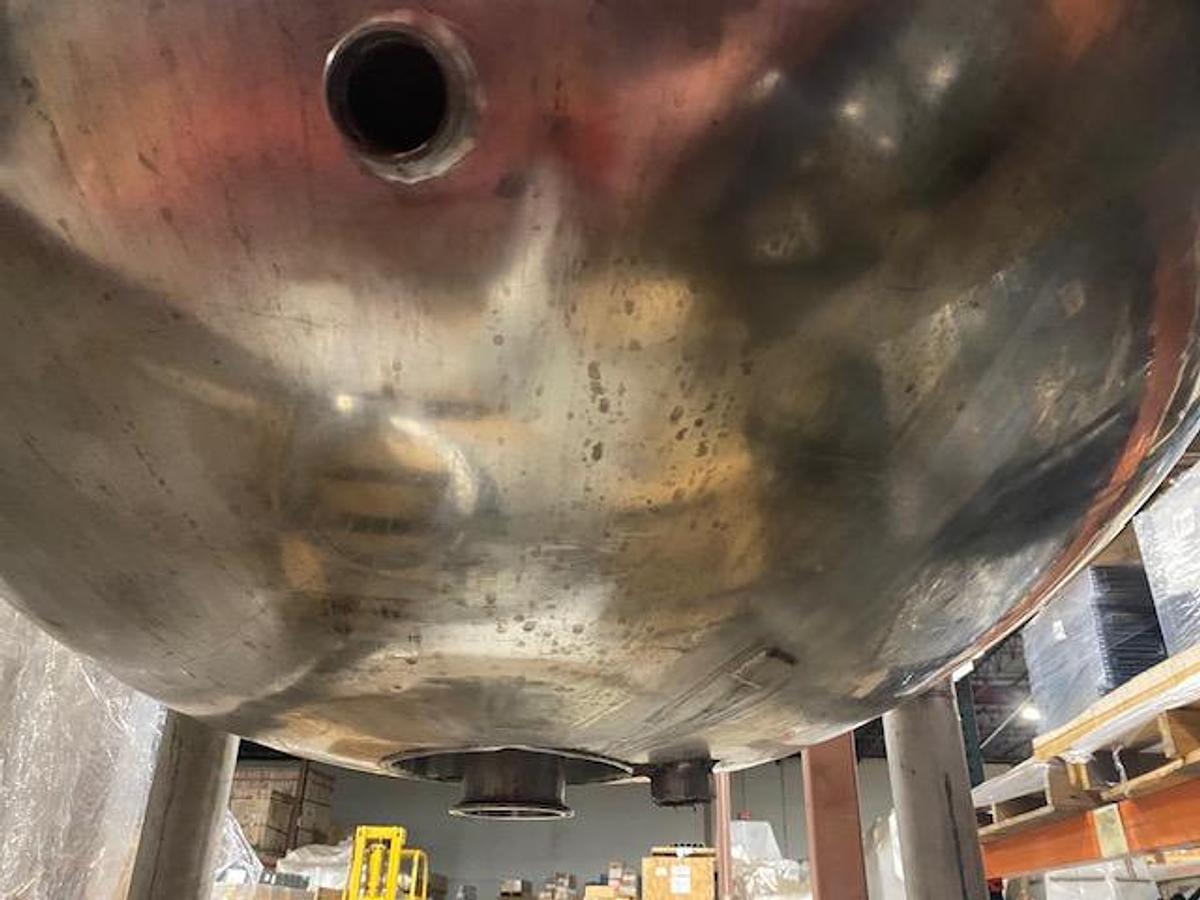 Used Groen N250 SP Jacketed Stainless Steel Kettle W/ Agitator