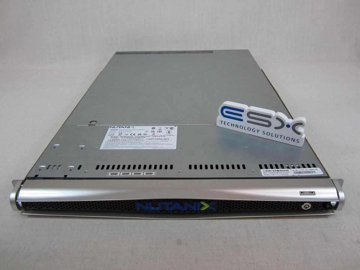 Used Nutanix NX-1175S-G8 1U 4x 3.5” CTO Server CSE-815 X12SPW-TF – 1x HS, 2x 500W PSU