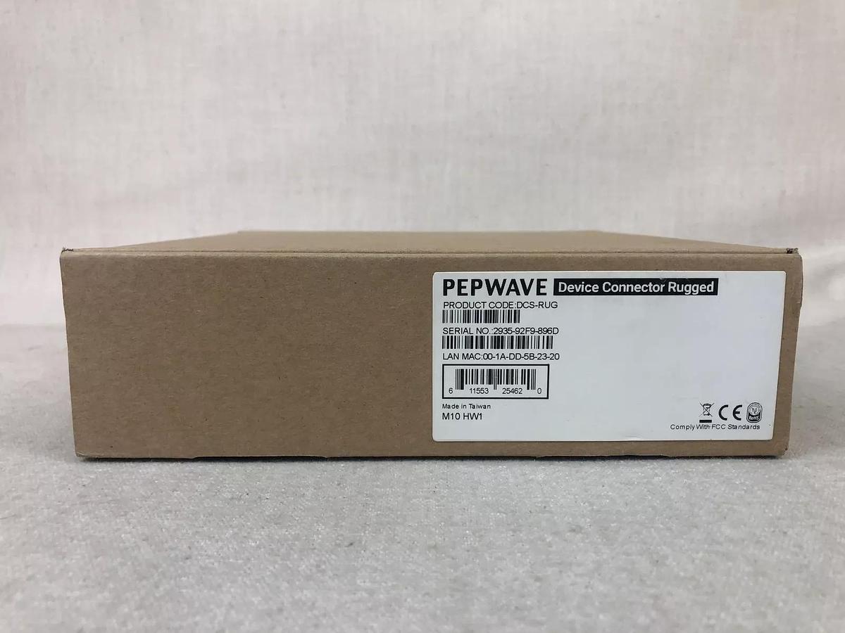 Used Peplink Pepwave DCS-RUG Device Connector Rugged, In Factory Box