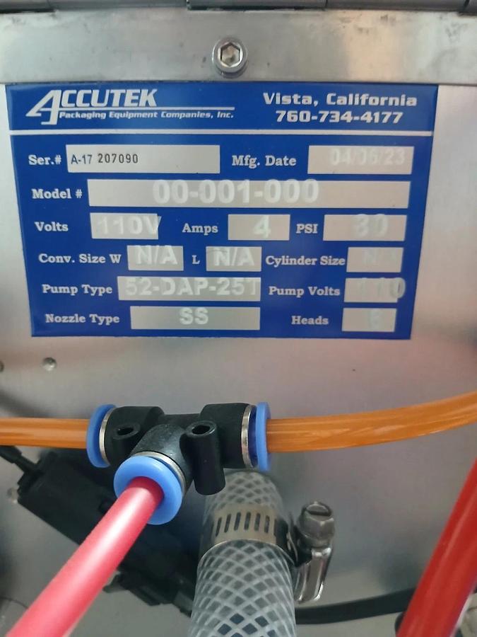 Used Accutek Mini-Pinch filler