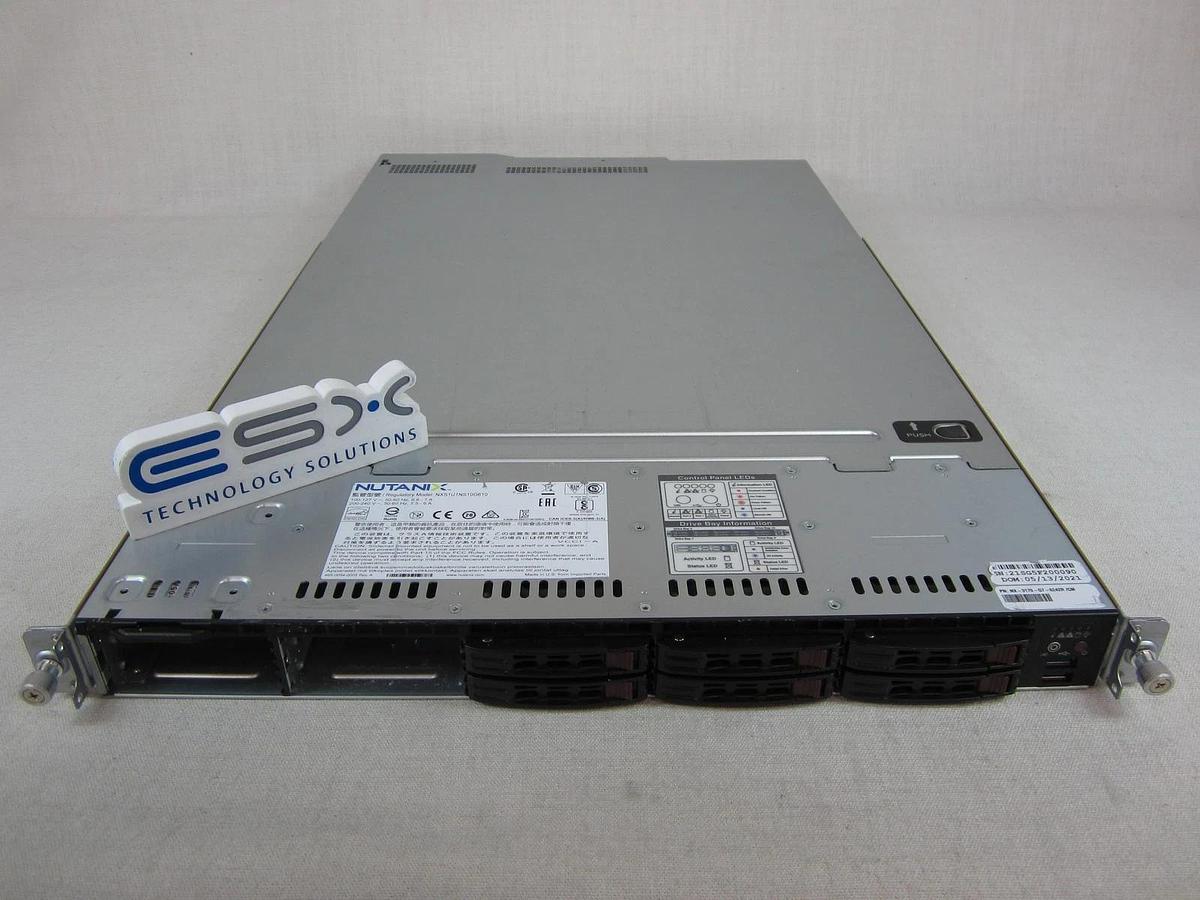 Used Nutanix NX-3170-G7 / Supermicro CSE-119 10x 2.5” 1U CTO Server – 2x HS, 2x PSU