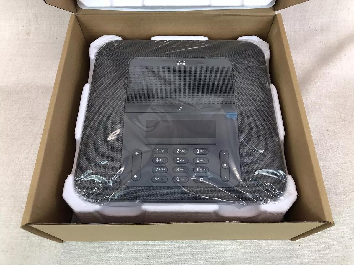 Used Cisco CP-8832-3PCC-K9 IP conference phone accessories, Open Box
