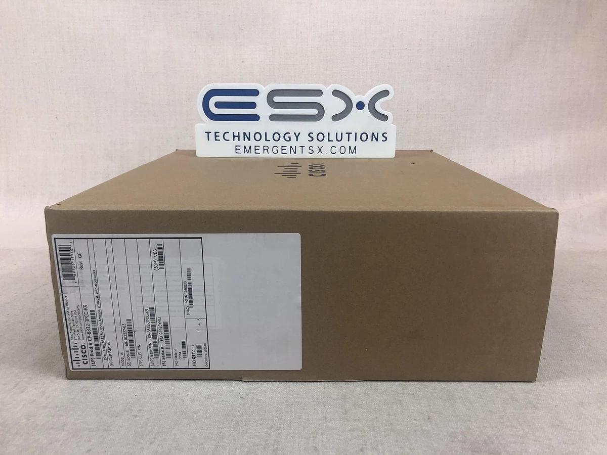 Used Cisco CP-8832-3PCC-K9 IP conference phone accessories, Open Box