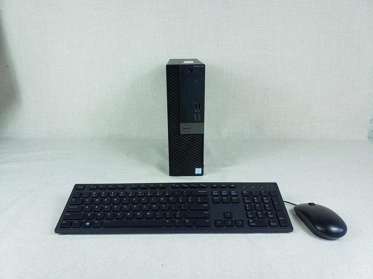 Used OptiPlex 7050 Mini Tower Intel i7 PC 16/256 Windows 10 Pro *scratch and dent*