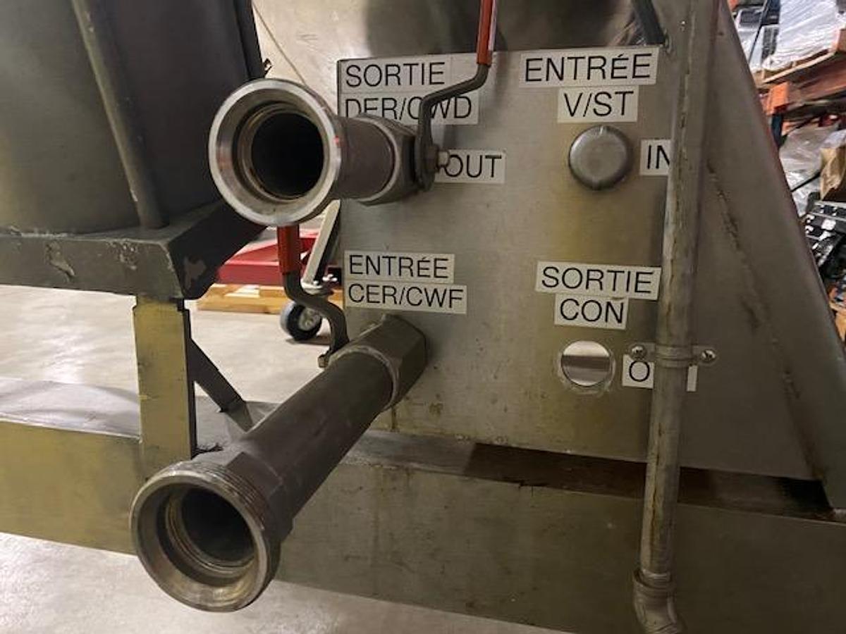 Used Lee Industries Fully Jacketed 250 Gallon CHD Kettle W/ Double Motion Agitator and Portable Frame