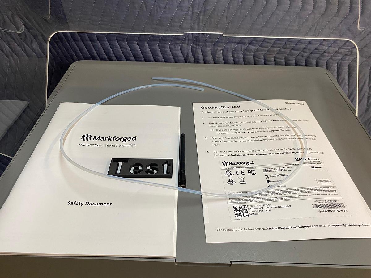 Used Markforged X7 Gen 2 3d Printer | 0 Hours | Excellent condition