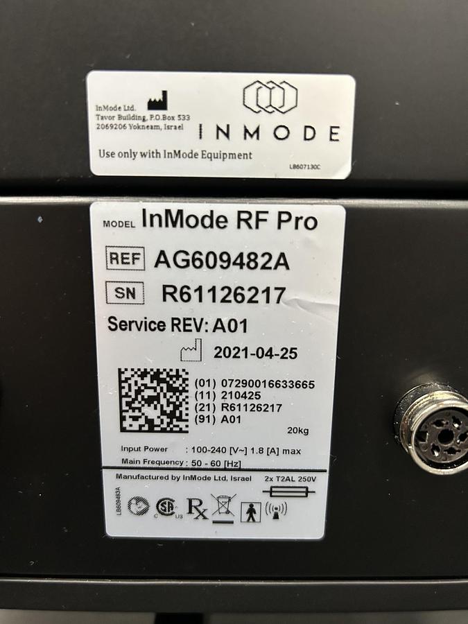 Used InMode Morpheus8 RF Pro System – 2021 Model