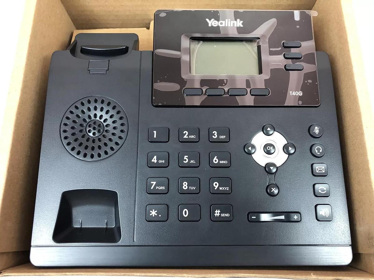 Used Yealink SIP-T40G Ultra-elegant Gigabit IP phone, Open Box, Excellent condition