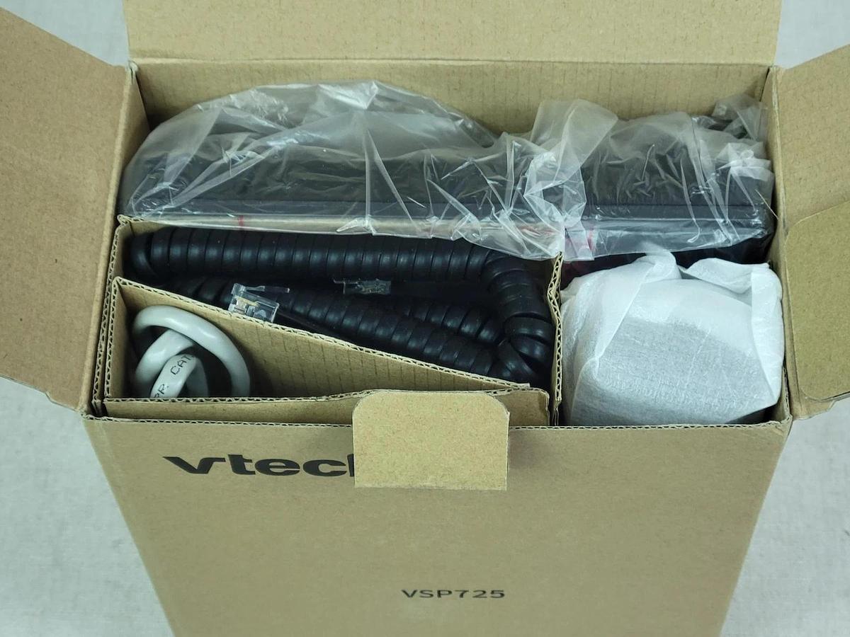 Used VTECH - ErisTerminal SIP Entry-Level Deskset Phone and Accessories VSP725