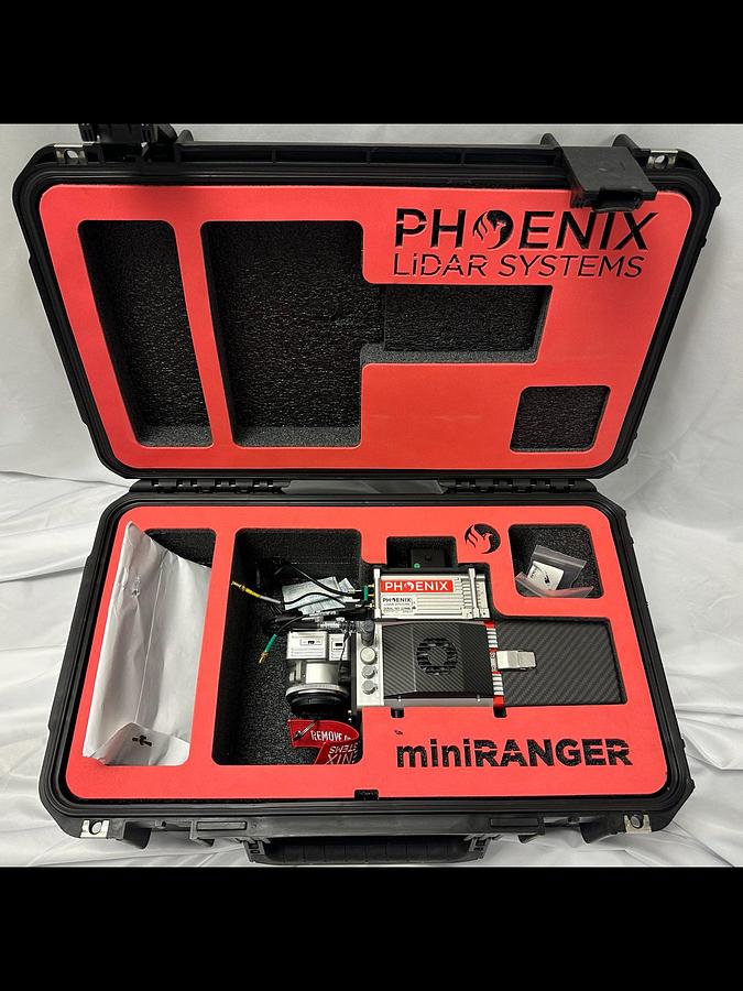 Used Phoenix MiniRanger 3 LiDAR + Camera Unit and Leica BLK360 