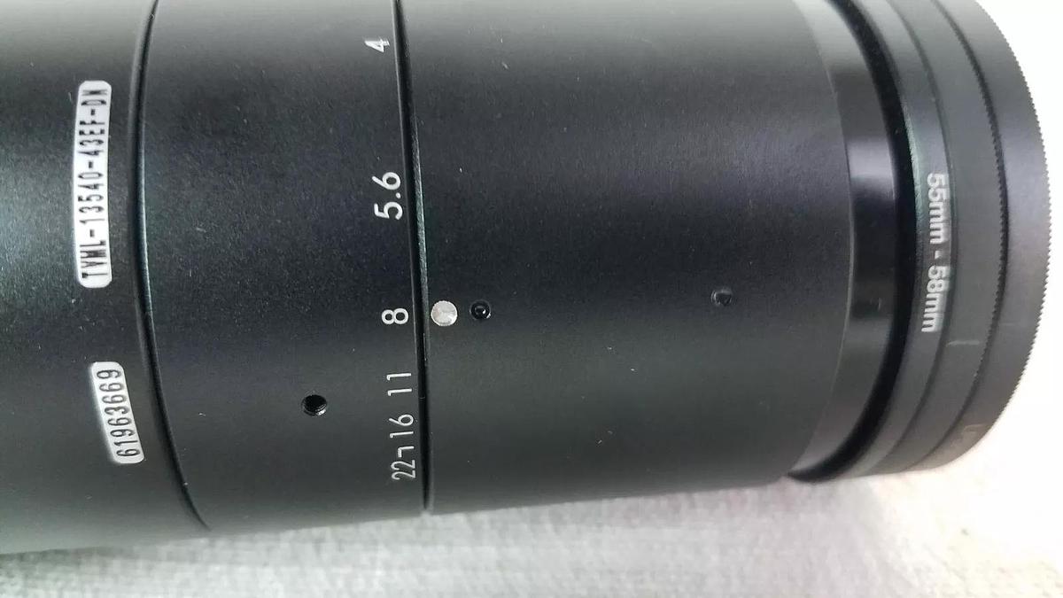 Used Long Range Manual Focus 5.6 Camera Lens with Canon Adapter