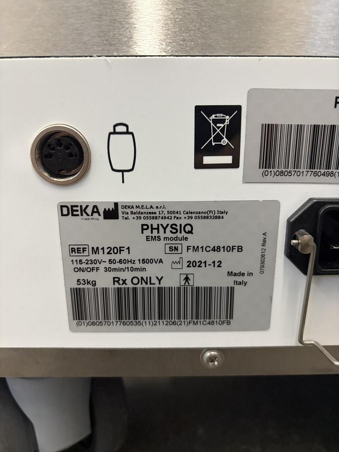Used 2021 DEKA / Cartessa PHYSIQ Body Contouring System – 4 Applicators