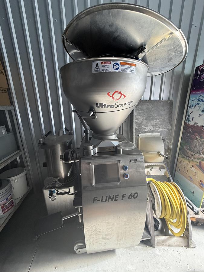 Used Frey F60A Vacuum Sausage Stuffer w/ DHGA Twist Linker – Low Hours – Excellent Condition