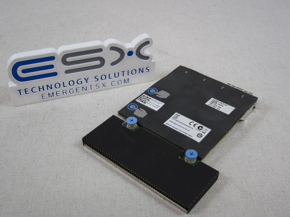Used Dell 165T0 Broadcom 57800S 2x GbE & 2x 10G SFP+ Network Daughter Card