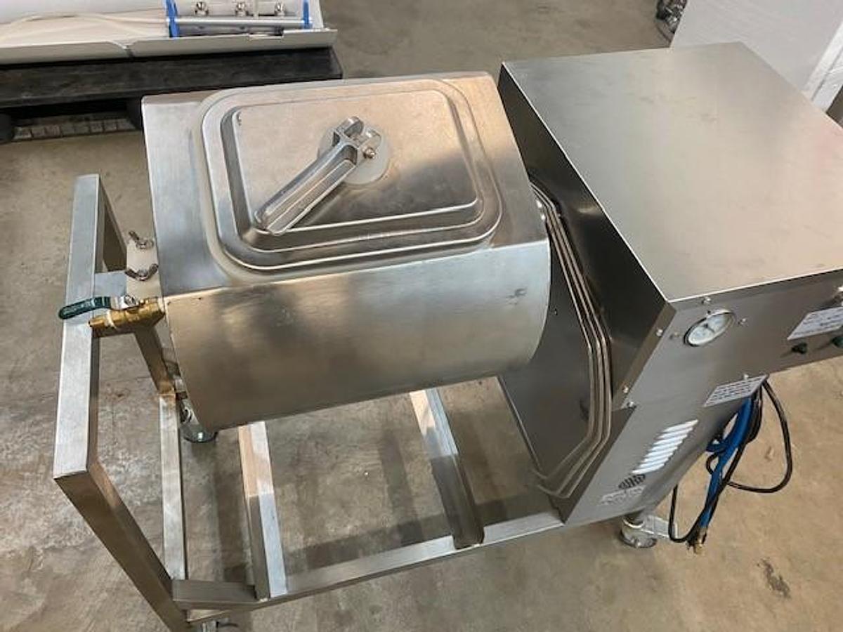 Used OMCAN Stainless Steel Mobile Vacuum Meat Marinator, 100V, 1/4HP - MM-CN-0040 / 41514