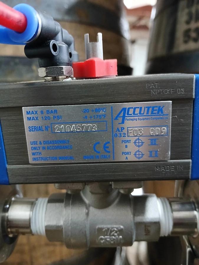 Used Accutek Mini-Pinch filler