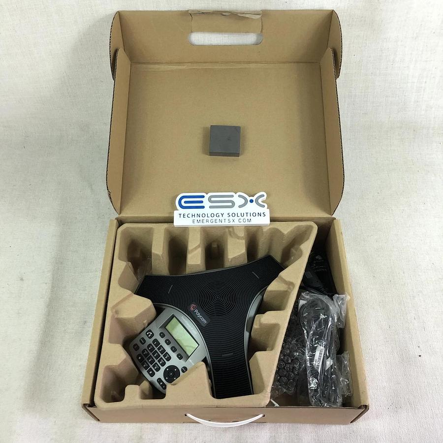 Used Polycom Soundstation IP 5000 in Factory Box POE Conference Phone 2200-30900-025 610807697541
